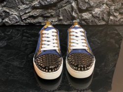 1:1 Zapatos Christian Louboutin Piel de vaca roja Aaa Replica 3