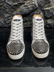 1:1 Christian Louboutin Shoes Red Cowhide Designer Replica 15