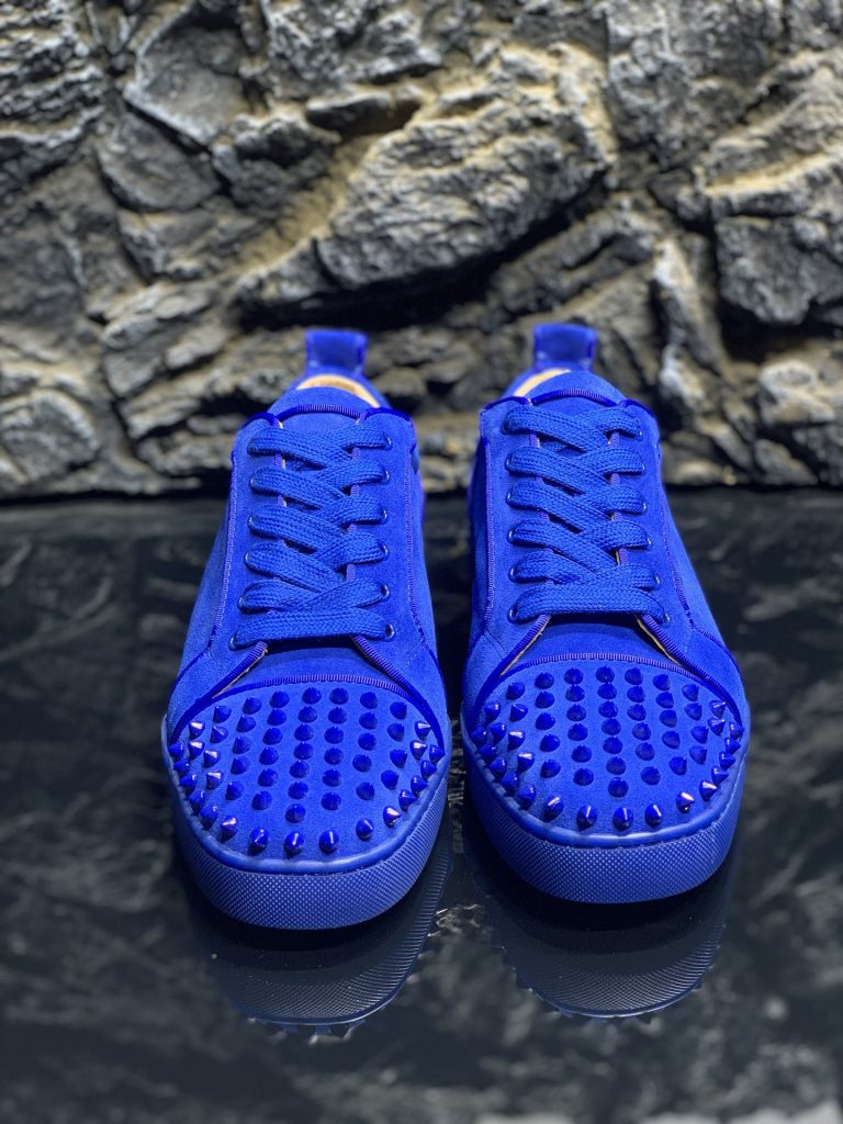 1:1 Christian Louboutin zapatos de cuero de vaca rojo de diseño de réplica 3
