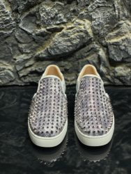 1:1 Christian Louboutin zapatos de cuero de vaca rojo Diseñador Replica 4