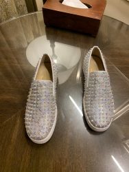 1:1 Christian Louboutin Zapatos de piel de vaca roja Dupe Replica 3