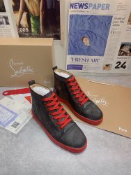 1:1 Christian Louboutin Shoes Red Cowhide Fake Replica 7