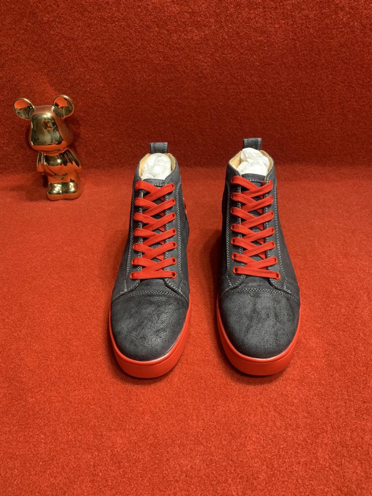 1:1 Christian Louboutin Schuhe Rotes Rindsleder Hochwertige Replik 11