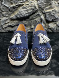 1:1 Christian Louboutin Schuhe Rot Rindsleder Look Alike Replik 8