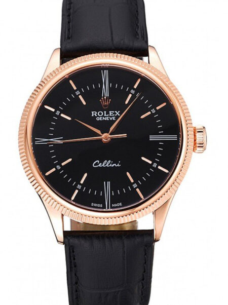 Reddit FashionReps Rolex  Superclone Rolex Cellini 39mm Black Dial 622656