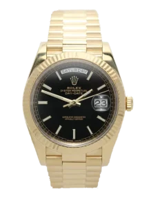 Reddit FashionReps Rolex  Superclone Rolex Day-Date 40 mm Black Dial 228238
