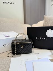 Aaa Chanel Bag Black Leather Elegant Designer