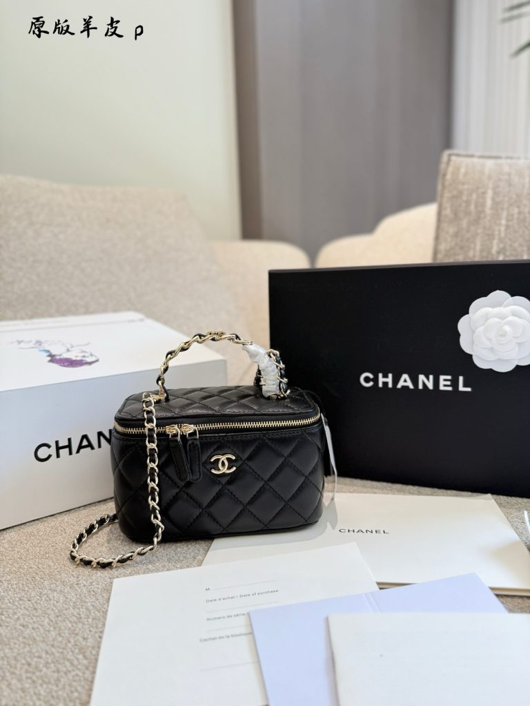 Aaa Chanel Bag Black Leather Elegant Designer