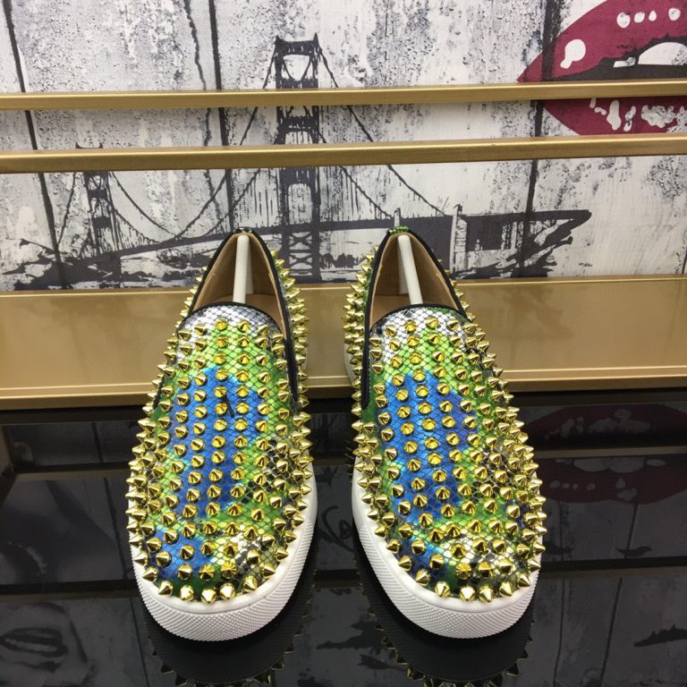 Aaa Christian Louboutin Shoes Red Cowhide Fake Replica 2