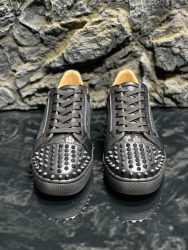 Aaa Christian Louboutin Shoes Red Cowhide First Copy Replica 3