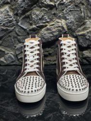 Aaa Christian Louboutin Shoes Red Cowhide Luxury Replica 4