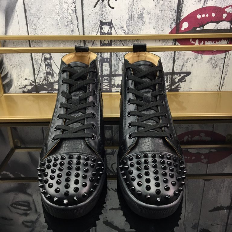 Aaa Christian Louboutin Zapatos de cuero de vaca rojo Replica Diseñador 10