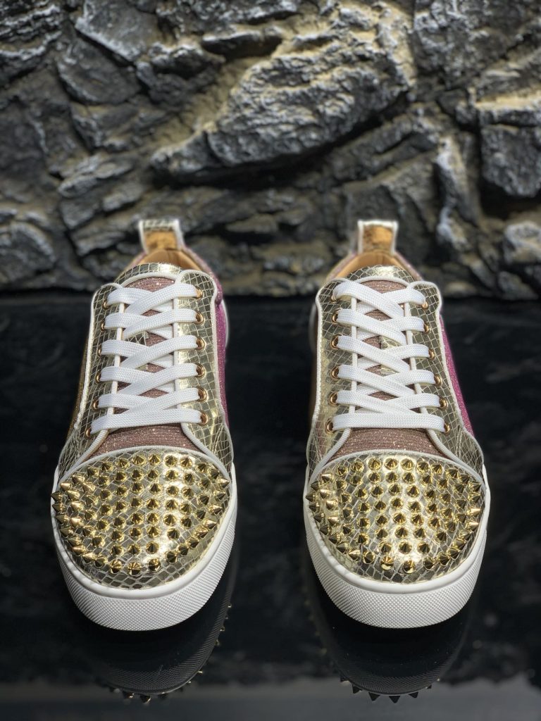 Aaa Christian Louboutin Zapatos de cuero de vaca rojo Replica Diseñador 2