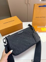 Aaa Lv Tasche Schwarz Leder Schulter Look Alike
