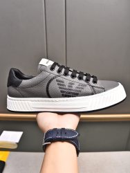 Armani Shoes Calfskin Casual Dupe Fake Shoes Online