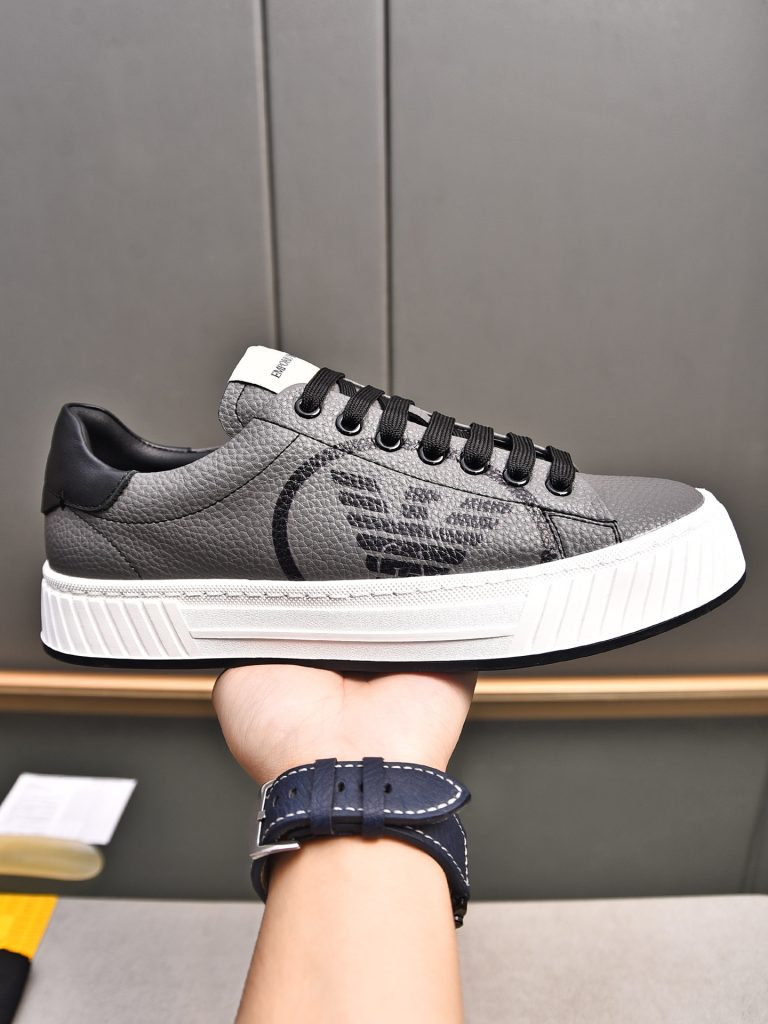 Armani Schuhe Kalbsleder Casual Dupe Gefälschte Schuhe Online