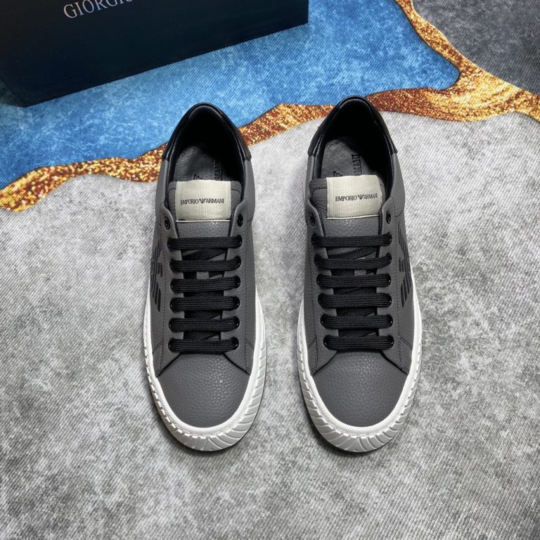 Armani Shoes Calfskin Casual High Quality Shoe Replicas Cheap