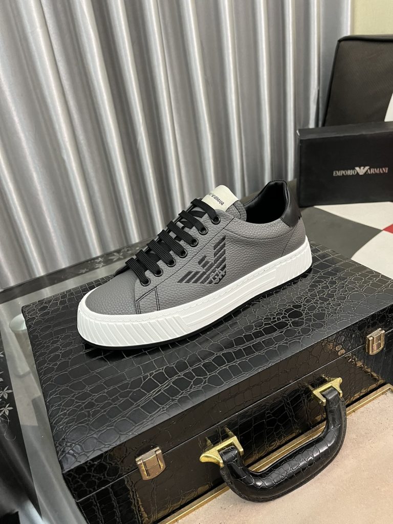 Armani Shoes Cowhide Casual 1:1 Knock Off Designer Shoes