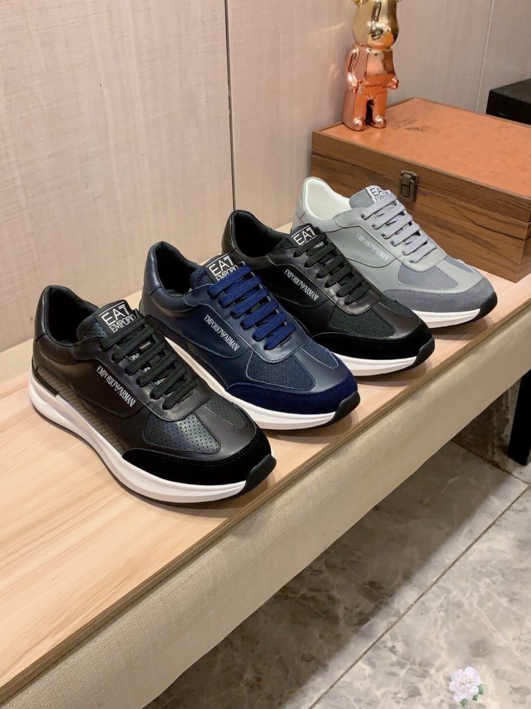 Armani zapatos de piel de vaca Casual falso Valentino Knock Off zapatos