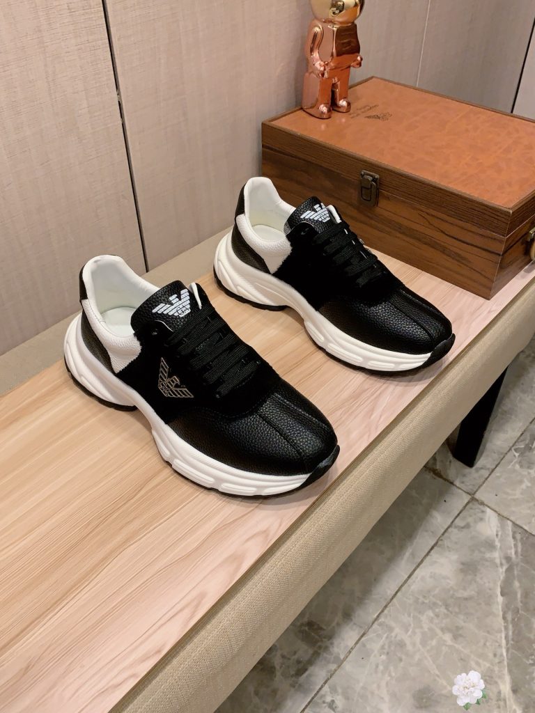 Armani Zapatos Piel de vaca Casual Primera Copia Knock Off Zapatos de diseño