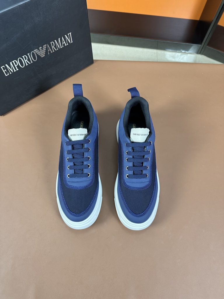 Armani Schuhe Leder Aaa Fake Turnschuhe Billig