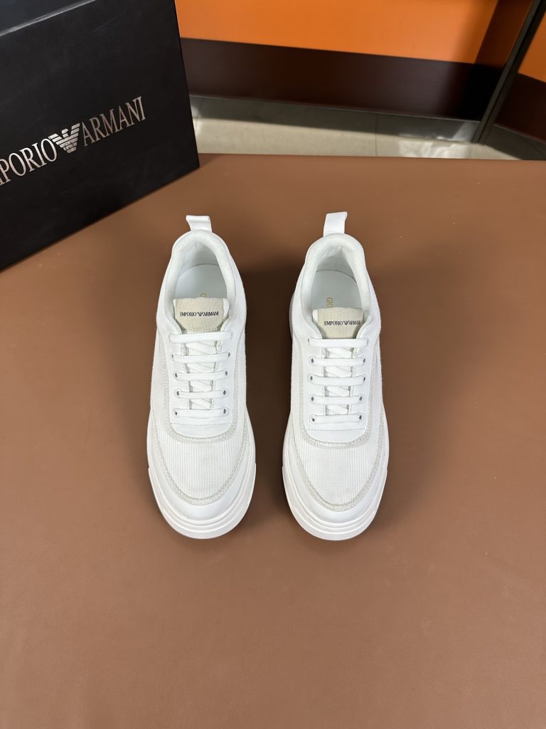 Armani Shoes Leather Designer Replica Designer Shoes