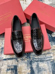Balmain Shoes Leather Luxury Aaa Fake Red Bottom Shoes