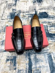 Balmain Shoes Leather Luxury Aaa Fake Shoes Cheap
