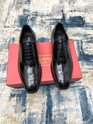 Balmain Shoes Leather Luxury Aaa Fake Shoes Shop
