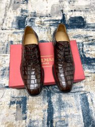 Balmain Shoes Leather Luxury Aaa Fake Shoes Websites List