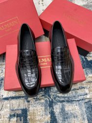 Balmain Shoes Leather Luxury Fake Best Replica Shoe Sites