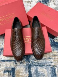 Balmain Shoes Leather Luxury High Quality Replica Designer Shoes Cheap