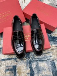 Balmain Shoes Leather Luxury Luxury Fake Shoe Website