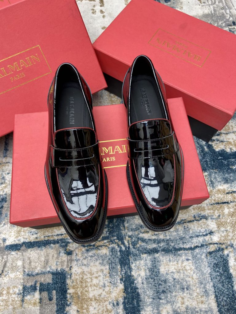 Balmain Shoes Leather Luxury Luxury Fake Shoe Website