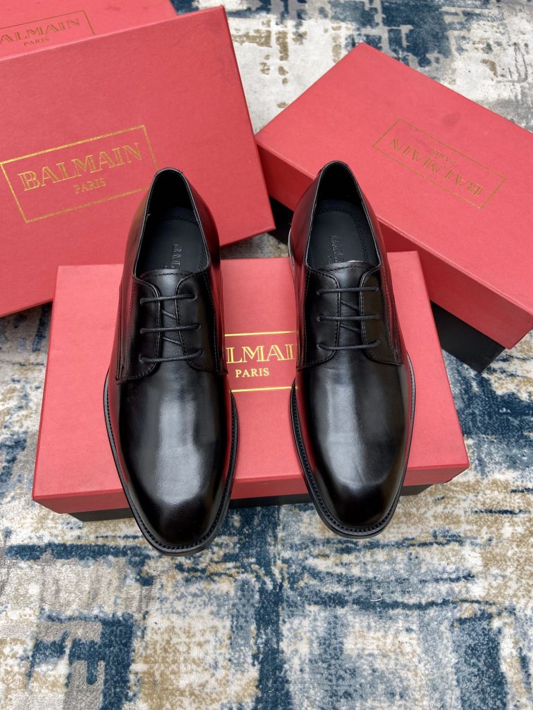 Balmain Chaussures en cuir Réplique de luxe Réplique de chaussures en ligne
