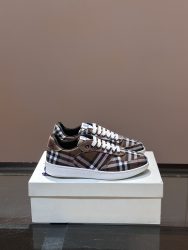 Burberry Shoes Cowhide Vintage Luxury Fake Shoes For Sale
