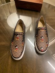 Diseñador Christian Louboutin Zapatos de piel de vaca roja Dupe Replica