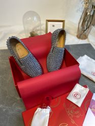 Designer Christian Louboutin Shoes Red Cowhide Fake Replica 2