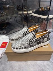 Designer Christian Louboutin Shoes Red Cowhide First Copy Replica 1