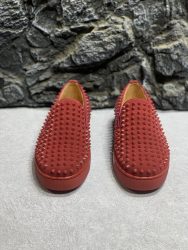 Designer Christian Louboutin Shoes Red Cowhide First Copy Replica 4