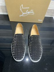 Diseñador Christian Louboutin Zapatos de piel de vaca roja Mira Igual Réplica 2
