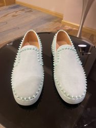 Designer Christian Louboutin Shoes Red Cowhide Luxury Replica 2