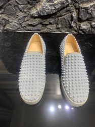 Diseñador Christian Louboutin Zapatos de cuero de vaca rojo de lujo Replica 6