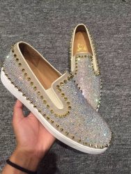 Diseñador Christian Louboutin Zapatos de cuero de vaca rojo de lujo réplica 8