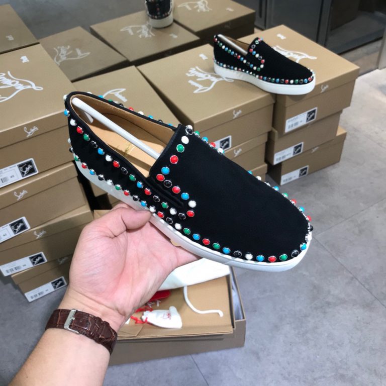 Designer Christian Louboutin Shoes Red Cowhide Replica