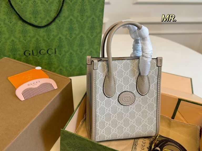 Diseñador Gucci Bolsa Retro Tote Primera Copia Replica