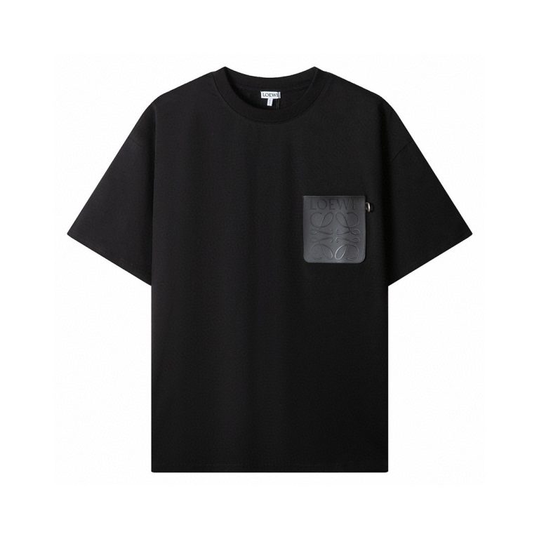 Designer Loewe Clothes Black Leather Fake Replica