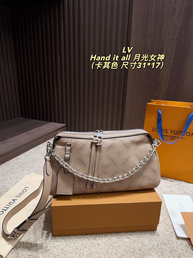 Diseñador Louis Vuitton Gris Clásico Crossbody Super Clon