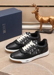 Dior Shoes Cowhide Black Classic Aaa Replica Shoes