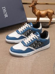 Dior Shoes Cowhide Blue Classic Fake Fake Jordan Shoes